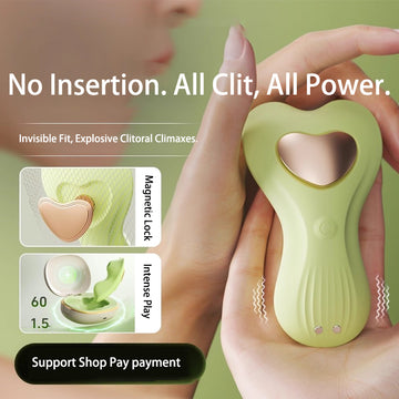 Travel-Friendly Air Pulse Massager - Portable & Quiet External Vibrator for Solo Play