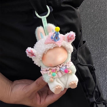 Labubu Sitting Party Outfit - Adorable Lamb Birthday Hat Set