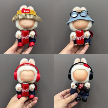 Coca-Cola Labubu Outfit - Surprise Overalls Set