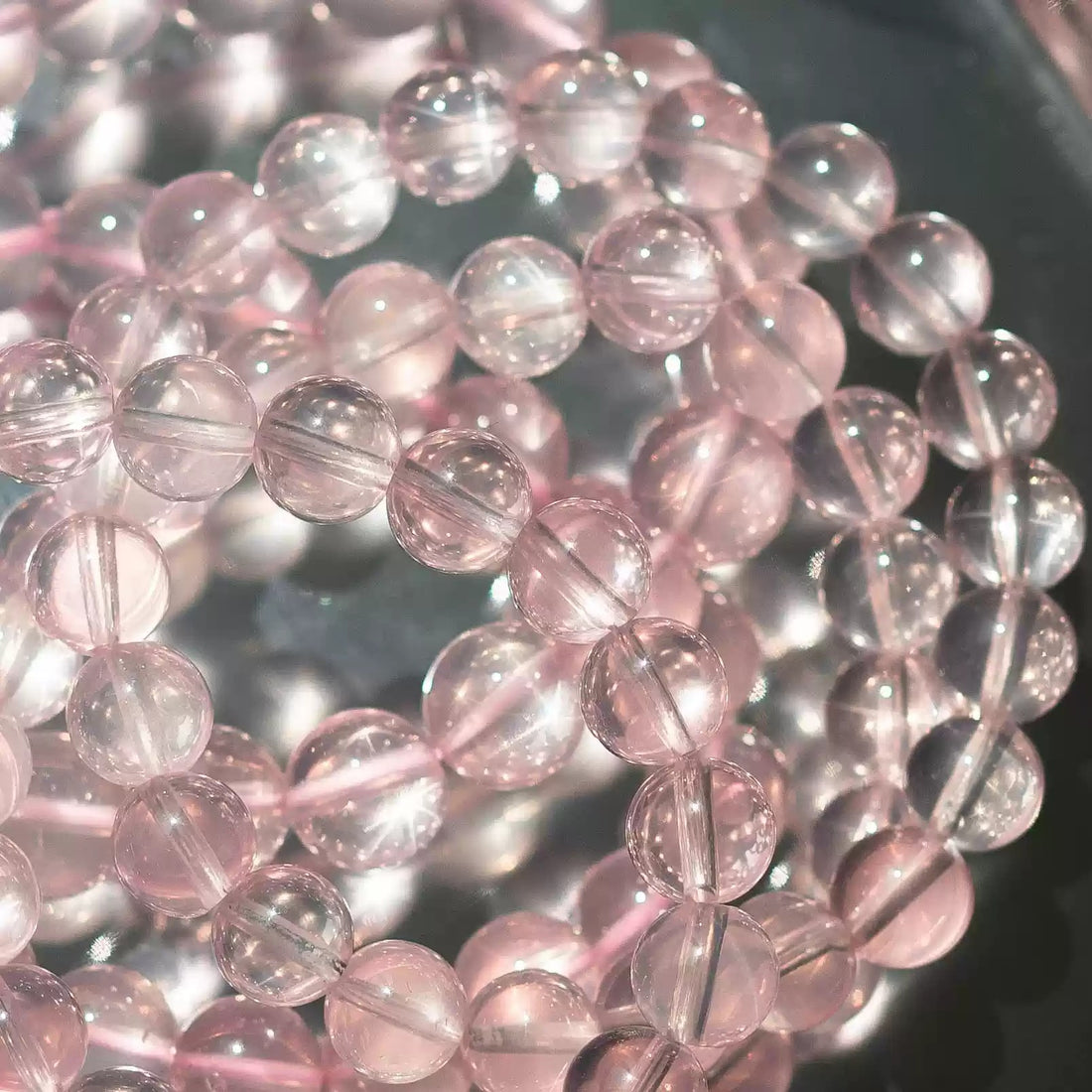 Rose Quartz Healing Crystal Bracelet – Attract Love & Positive Energy