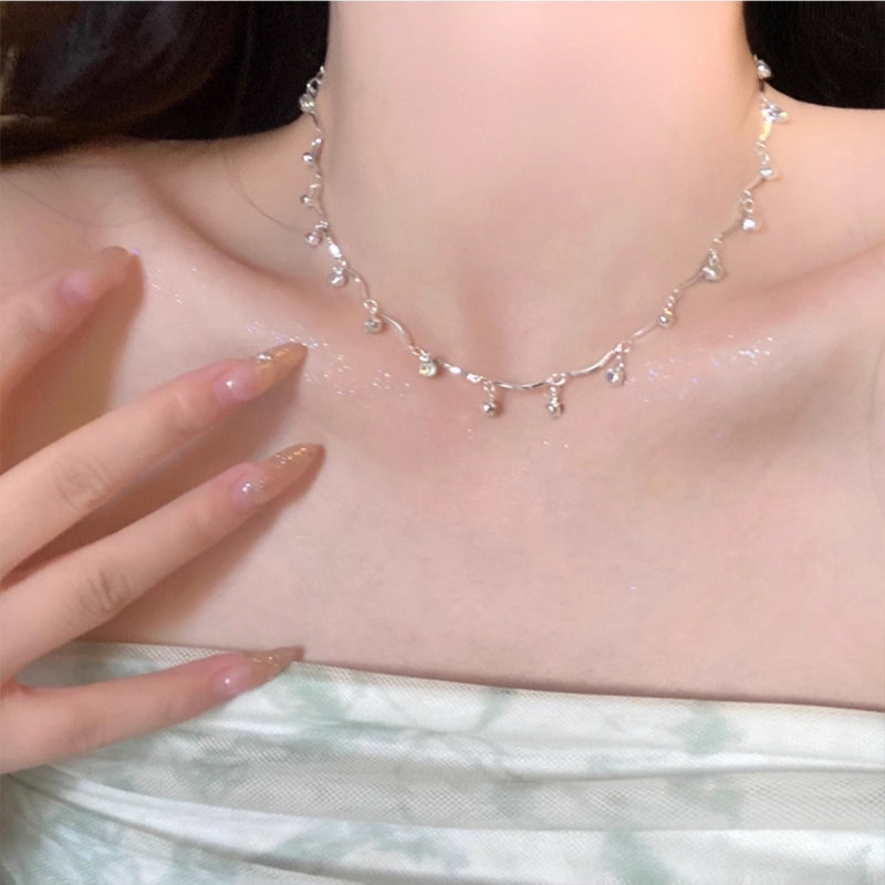 ✨Double Layer Choker Necklace | Zirconia/Cat's Eye Stone | Dainty Layering Chain | 14.5"/16.5" + 2.4" Extender