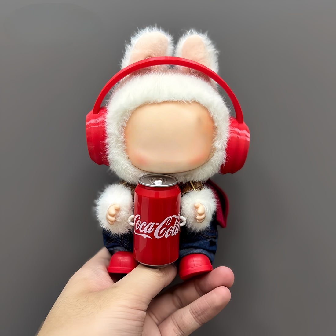 Coca-Cola Labubu Outfit - Surprise Overalls Set