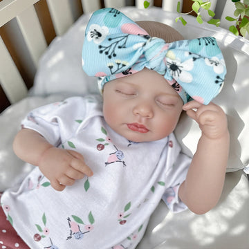 Realistic Reborn Baby Dolls - 20 Inch Lifelike Newborn Baby Doll with Birth Certificate, Pacifier, Outfit & Toy. Gift for Ages 3+