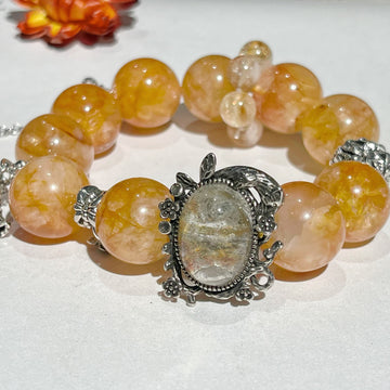 🌟 Citrine Tower & White Magic Box Bracelet | Wealth & Spiritual Awakening