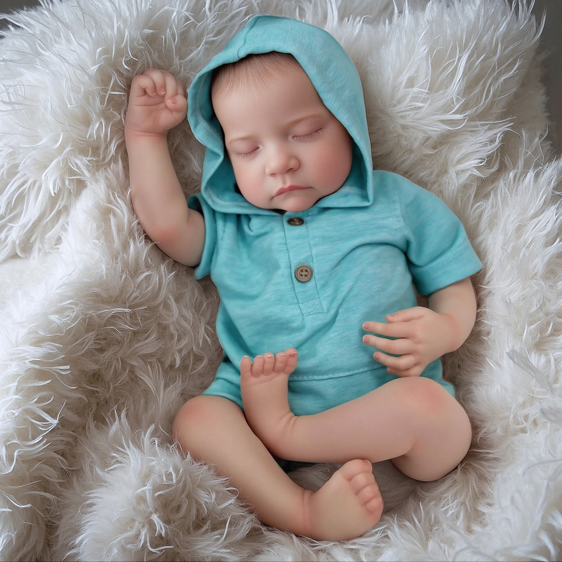 Lifelike Reborn Baby Dolls - 20 Inch Realistic Real Newborn Baby Doll - Weighted Soft Cloth Body for Kids 3+
