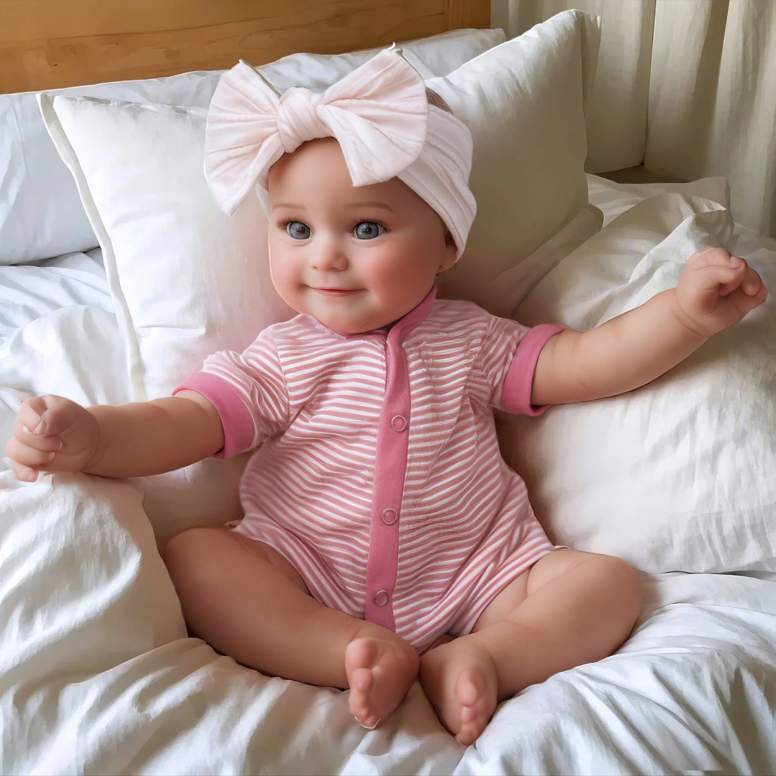 SEAFESZE Lifelike Reborn Baby Dolls – Realistic Baby Doll Weighted Soft Body, perfect for Collectors and Kids Age 3+