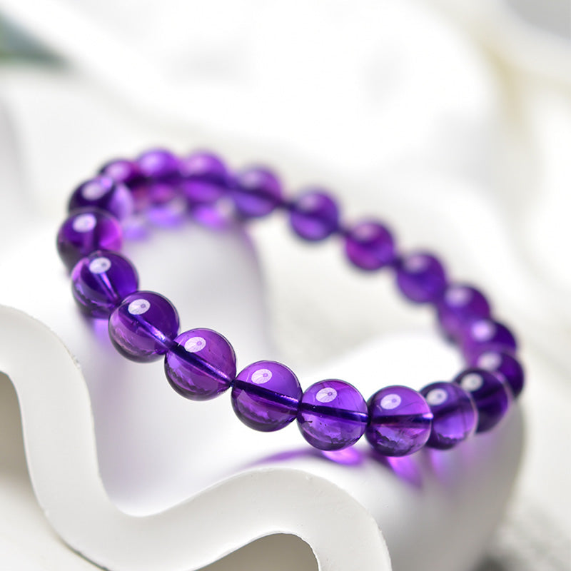 Amethyst Healing Crystal Bracelet - Amethyst Bracelet For Anxiety