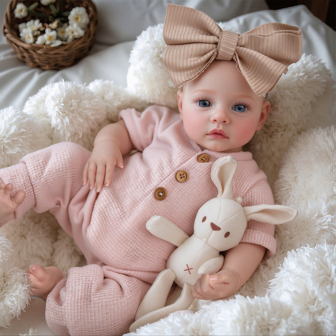 Lifelike Reborn Baby Dolls – 20 Inch Realistic Baby Doll Girl, Real Life Baby Dolls with Weighted Soft Body for Kids 3+