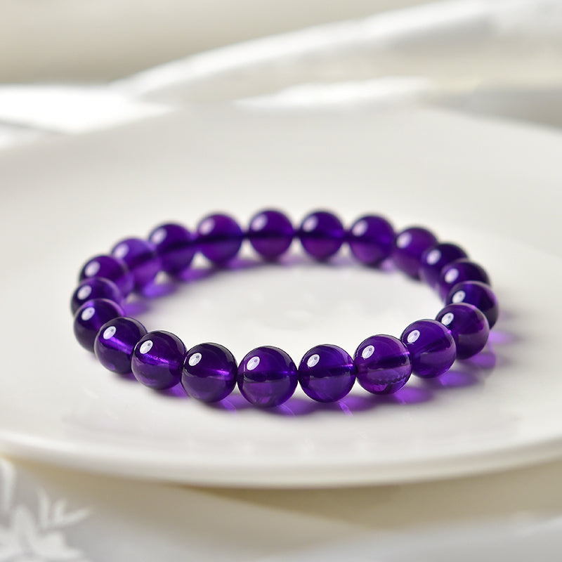 Amethyst Healing Crystal Bracelet - Amethyst Bracelet For Anxiety