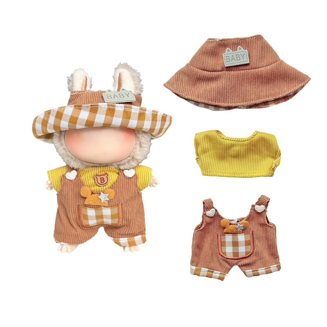 Labubu Cute Fashion Clothing Set/Single Piece
