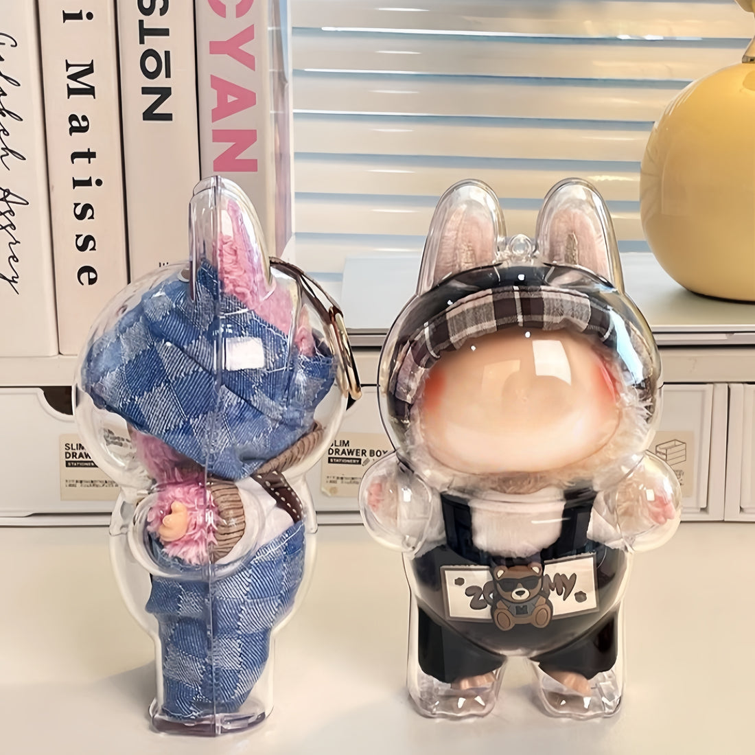 La-bu-bu Dust-Proof Case - Transparent Acrylic Display Cover
