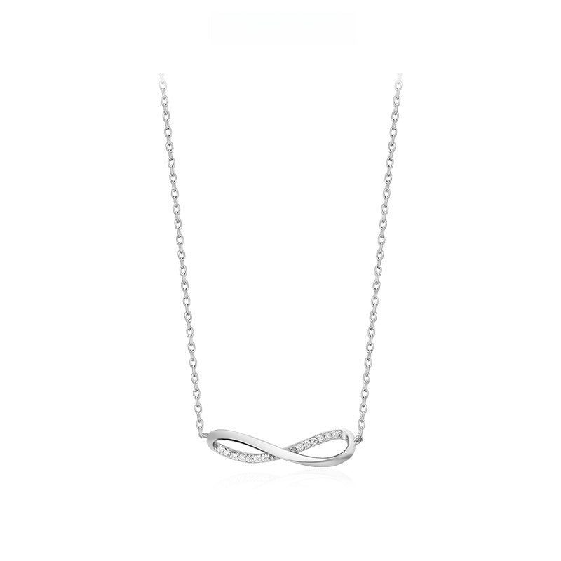 ∞【Infinity Love Necklace】925 Sterling Silver Chain | Gold Plated/Sterling Silver | Dainty French-Style Pendant