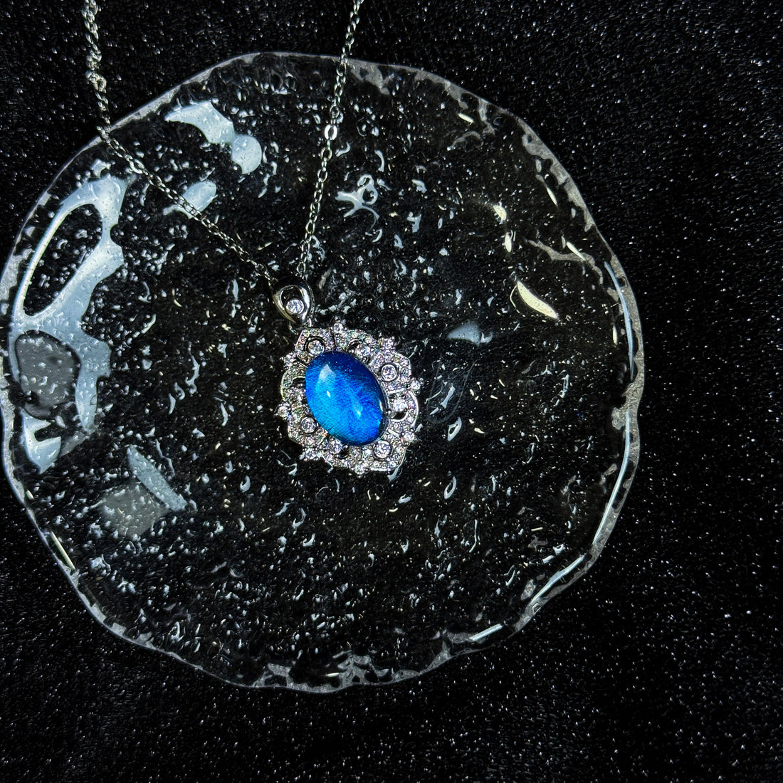 Blue Morpho Butterfly Wing Necklace | Handmade Real Butterfly Jewelry